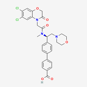 molecular formula C30H29Cl2N3O6 B1672353 GSK-1440115 CAS No. 1003878-16-7