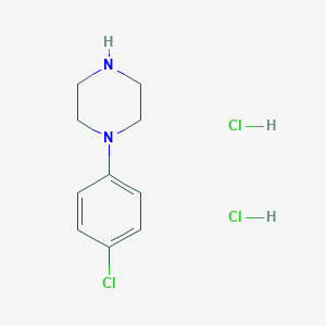 molecular formula C10H15Cl3N2 B167236 1-(4-氯苯基)哌嗪二盐酸盐 CAS No. 38869-46-4