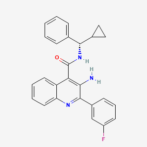 molecular formula C26H22FN3O B1672360 GSK172981 