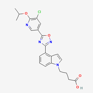 molecular formula C22H21ClN4O4 B1672365 Gsk-2018682 CAS No. 1034688-30-6