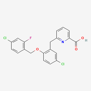 molecular formula C20H14Cl2FNO3 B1672375 GSK-269984B CAS No. 892664-17-4