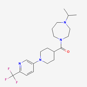 molecular formula C20H29F3N4O B1672381 GSK334429 