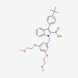 molecular formula C32H37NO6 B1672384 GSK376501A CAS No. 1010412-80-2