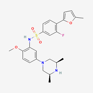 molecular formula C24H28FN3O4S B1672404 GSK894281 CAS No. 874958-63-1
