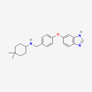 molecular formula C22H27N3O B1672408 GSK-982 CAS No. 934763-10-7