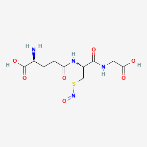 molecular formula C10H16N4O7S B1672412 S-nitrosoglutathione CAS No. 57564-91-7