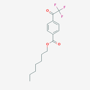 molecular formula C16H19F3O3 B167242 Carbonate ionophore I CAS No. 129476-47-7