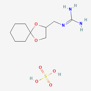 molecular formula C20H40N6O8S B1672425 Guanadrel Sulfate CAS No. 22195-34-2