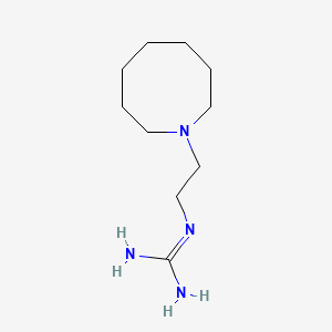 molecular formula C10H22N4 B1672426 Guanethidine CAS No. 55-65-2