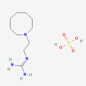 molecular formula C10H22N4 B1672427 Guanethidine CAS No. 645-43-2