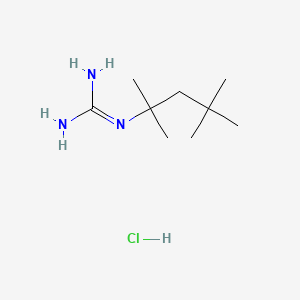 molecular formula C9H22ClN3 B1672432 Guanoctine Hydrochloride CAS No. 1070-95-7