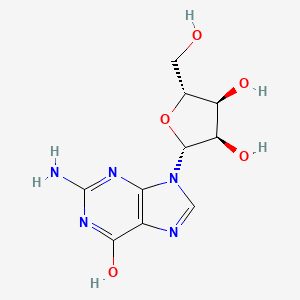 molecular formula C10H13N5O5 B1672433 鸟苷 CAS No. 118-00-3
