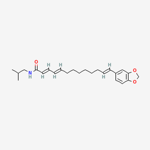 molecular formula C24H33NO3 B1672439 Guineesine CAS No. 55038-30-7