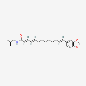 molecular formula C24H33NO3 B1672439 Guineensine CAS No. 55038-30-7
