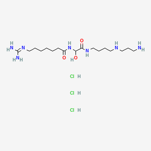molecular formula C17H40Cl3N7O3 B1672441 Gusperimus Trihydrochloride CAS No. 85468-01-5