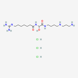 molecular formula C17H40Cl3N7O3 B1672441 Gusperimus trihydrochloride CAS No. 85468-01-5