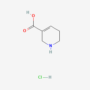 molecular formula C6H10ClNO2 B1672443 Guvacine hydrochloride CAS No. 6027-91-4