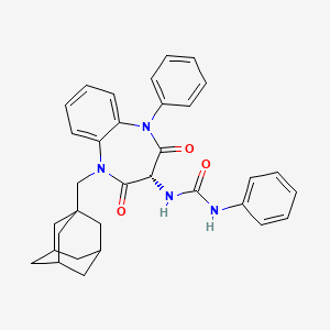 molecular formula C33H34N4O3 B1672444 GV150013X CAS No. 167355-22-8