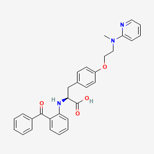 molecular formula C30H29N3O4 B1672451 GW1929 CAS No. 196808-24-9