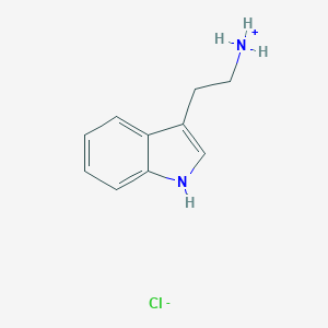 molecular formula C10H13ClN2 B167248 Tryptamine hydrochloride CAS No. 343-94-2