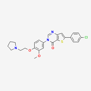 molecular formula C25H24ClN3O3S B1672480 GW-803430 CAS No. 515141-51-2