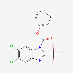 molecular formula C15H7Cl2F3N2O2 B1672486 Fenazaflor CAS No. 14255-88-0