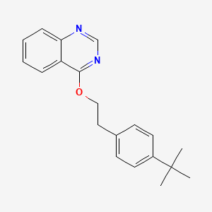 molecular formula C20H22N2O B1672487 Fenazaquin CAS No. 120928-09-8
