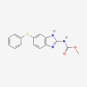 molecular formula C15H13N3O2S B1672488 Fenbendazole CAS No. 43210-67-9