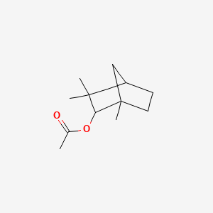 molecular formula C12H20O2 B1672493 Fenchyl acetate CAS No. 13851-11-1