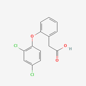 molecular formula C14H10Cl2O3 B1672494 Fenclofenac CAS No. 34645-84-6