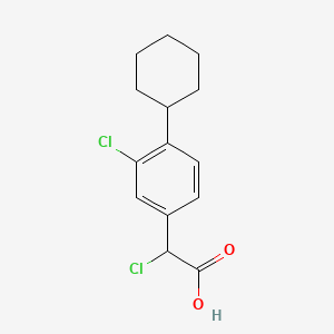 molecular formula C14H16Cl2O2 B1672496 Fenclorac CAS No. 36616-52-1