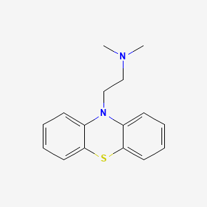 molecular formula C16H18N2S B1672500 Fenethazine CAS No. 522-24-7