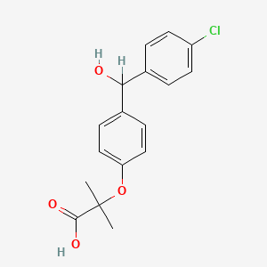 molecular formula C17H17ClO4 B1672508 Fenirofibrate CAS No. 54419-31-7