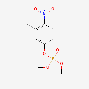 molecular formula C9H12NO6P B1672509 Fenitrooxone CAS No. 2255-17-6