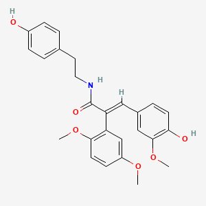 molecular formula C26H27NO6 B1672511 Fenlean 