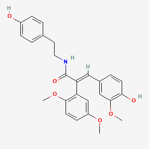 molecular formula C26H27NO6 B1672511 Fenlean CAS No. 863193-70-8