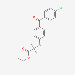 molecular formula C20H21ClO4 B1672516 Fenofibrate CAS No. 49562-28-9