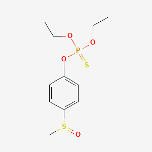 molecular formula C11H17O4PS2 B1672535 Fensulfothion CAS No. 115-90-2
