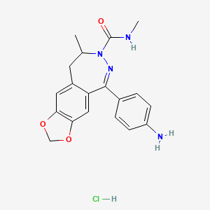 molecular formula C19H21ClN4O3 B1672568 GYKI53655 hydrochloride CAS No. 143692-48-2