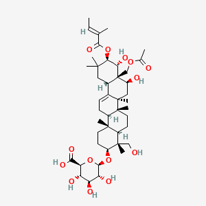 molecular formula C43H66O14 B1672571 吉姆尼酸 I CAS No. 122168-40-5