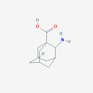 molecular formula C11H17NO2 B1672573 2-Aminoadamantane-1-carboxylic acid CAS No. 68312-88-9