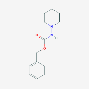 molecular formula C13H18N2O2 B167258 benzyl N-piperidin-1-ylcarbamate CAS No. 126216-46-4
