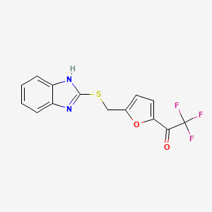molecular formula C14H9F3N2O2S B1672586 H8-A5 CAS No. 423731-10-6