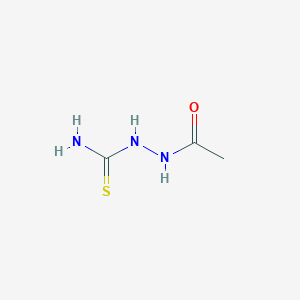 molecular formula C3H7N3OS B167259 2-Acetylhydrazinecarbothioamide CAS No. 2302-88-7