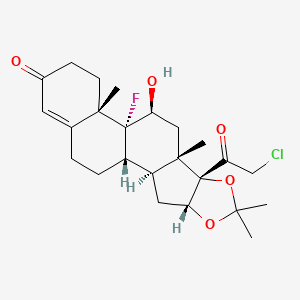 molecular formula C24H32ClFO5 B1672593 Halcinonide CAS No. 3093-35-4