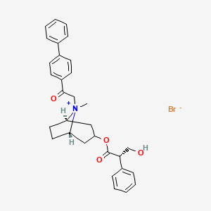 molecular formula C31H34BrNO4 B1672594 Fentonium bromide CAS No. 5868-06-4