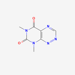 molecular formula C7H7N5O2 B1672609 Fervenulin CAS No. 483-57-8
