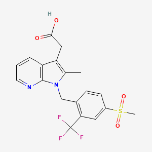 molecular formula C19H17F3N2O4S B1672611 Fevipiprant CAS No. 872365-14-5