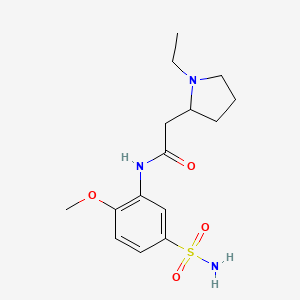 molecular formula C15H23N3O4S B1672620 Isosulpride CAS No. 42792-26-7