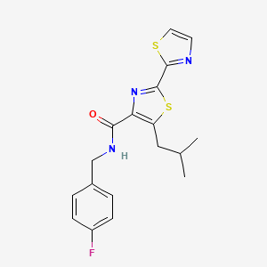 molecular formula C18H18FN3OS2 B1672622 Isothiafludine 